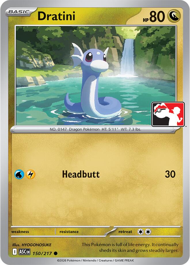 Dratini (150/217) [Prize Pack Series Nine] | Exor Games New Glasgow
