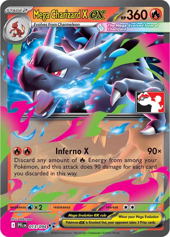 Mega Charizard X ex (013/094) [Prize Pack Series Nine] | Exor Games New Glasgow