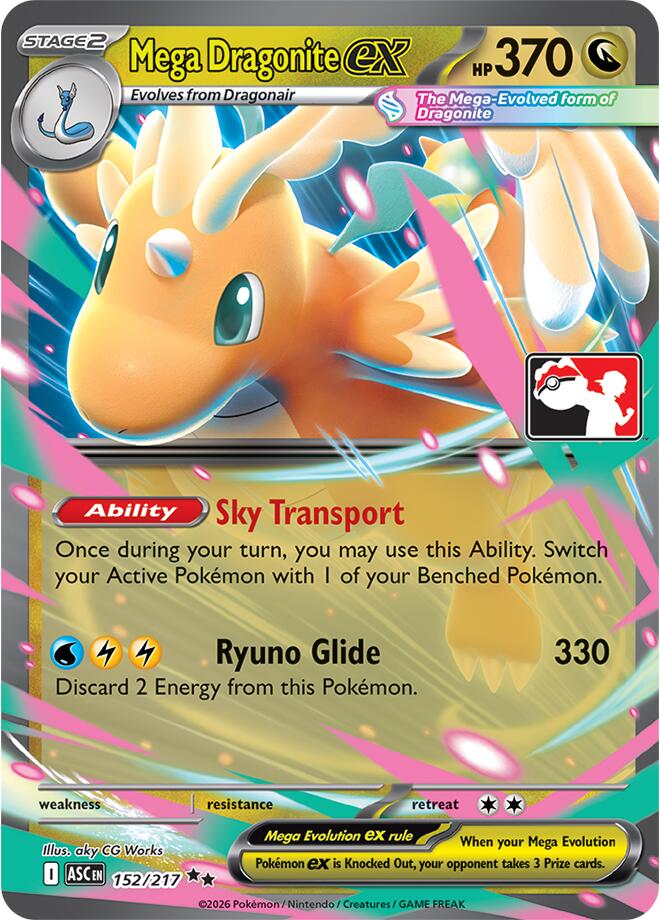 Mega Dragonite ex (152/217) [Prize Pack Series Nine] | Exor Games New Glasgow