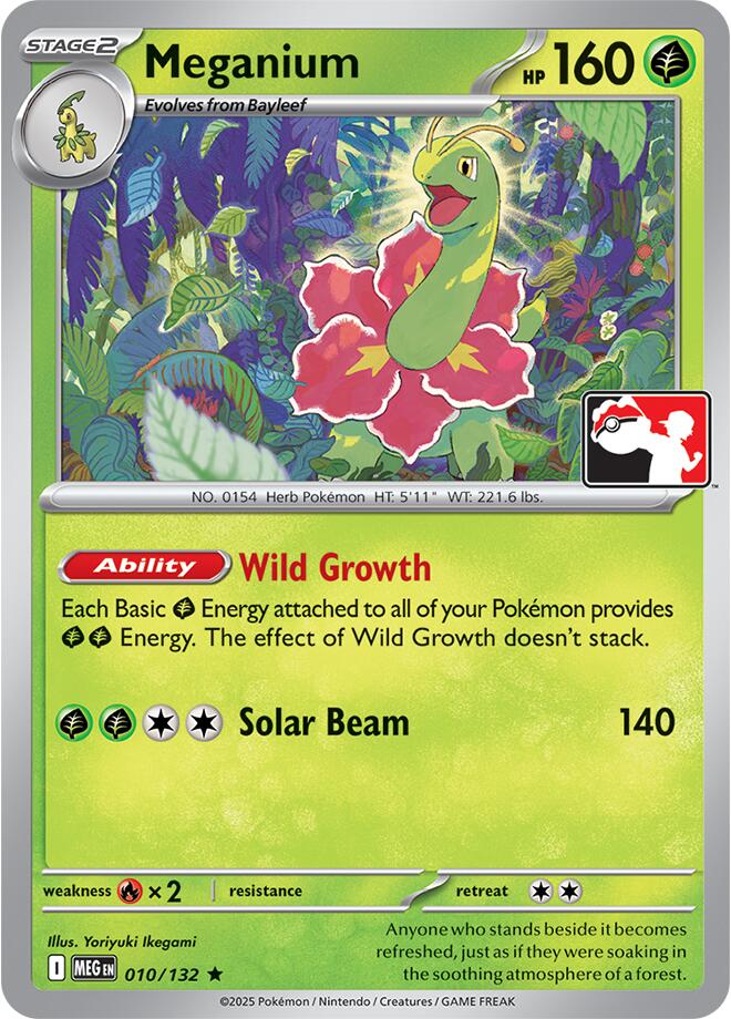 Meganium (010/132) [Prize Pack Series Nine] | Exor Games New Glasgow