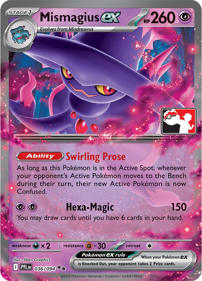 Mismagius ex (036/094) [Prize Pack Series Nine] | Exor Games New Glasgow