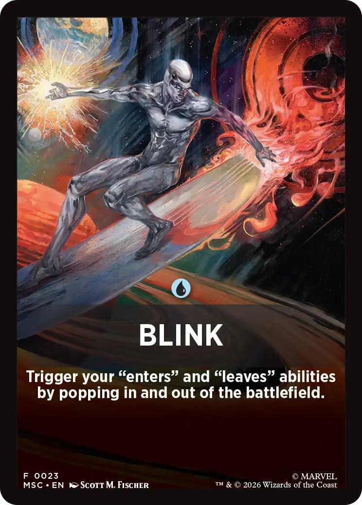 Blink Theme Card [Marvel Super Heroes Commander] | Exor Games New Glasgow