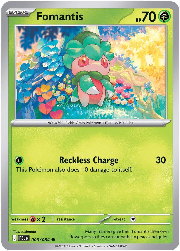 Fomantis (003/084) [Mega Evolution: Pitch Black] | Exor Games New Glasgow