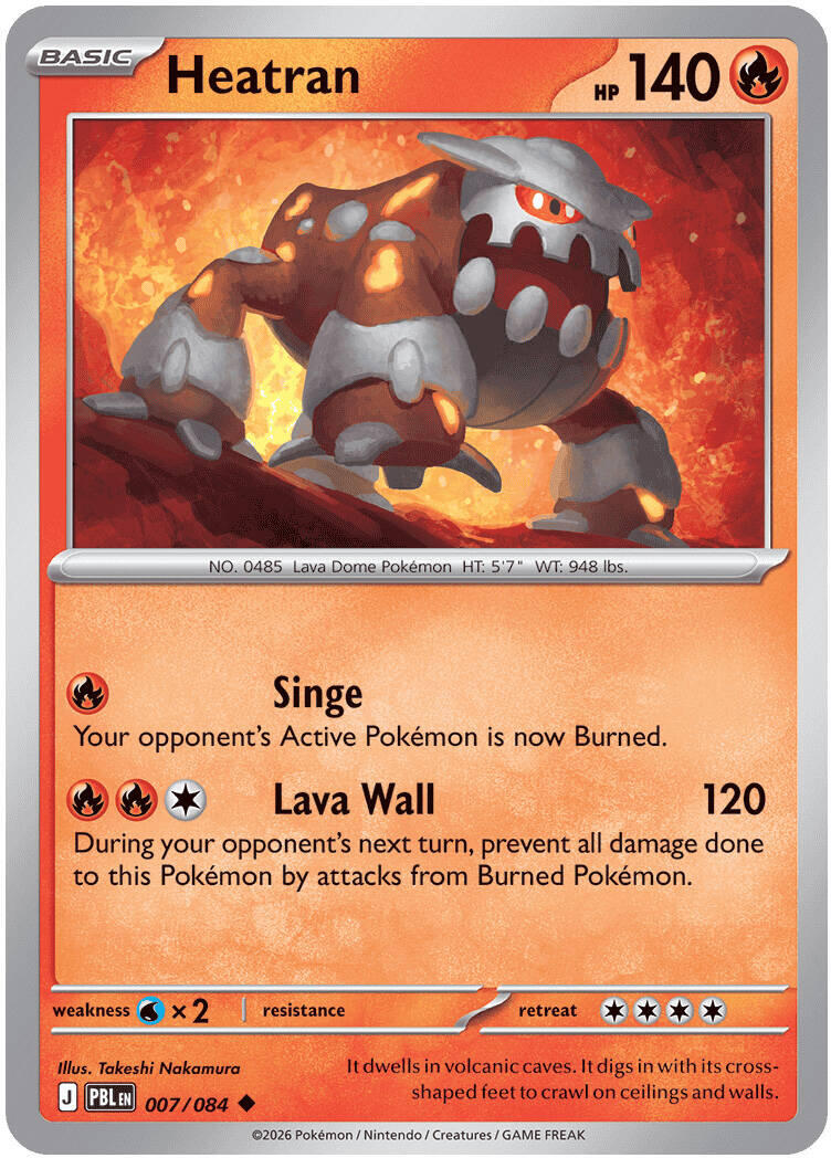 Heatran (007/084) [Mega Evolution: Pitch Black] | Exor Games New Glasgow
