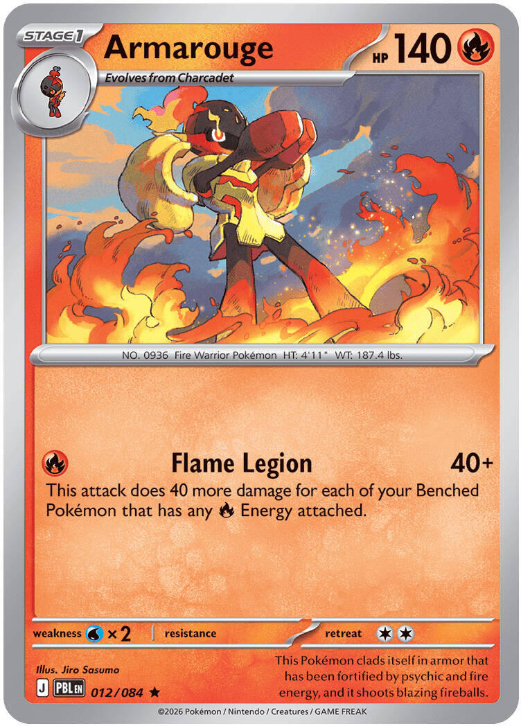 Armarouge (012/084) [Mega Evolution: Pitch Black] | Exor Games New Glasgow
