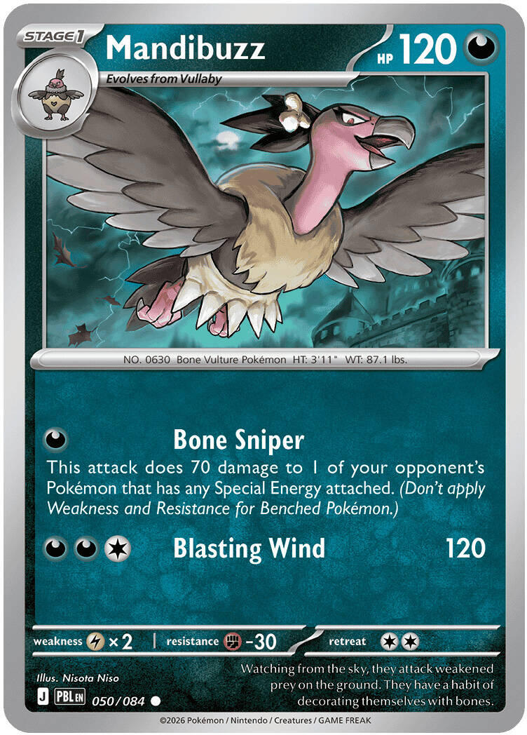 Mandibuzz (050/084) [Mega Evolution: Pitch Black] | Exor Games New Glasgow