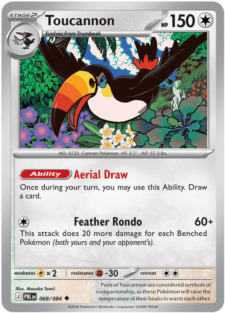 Toucannon (068/084) [Mega Evolution: Pitch Black] | Exor Games New Glasgow