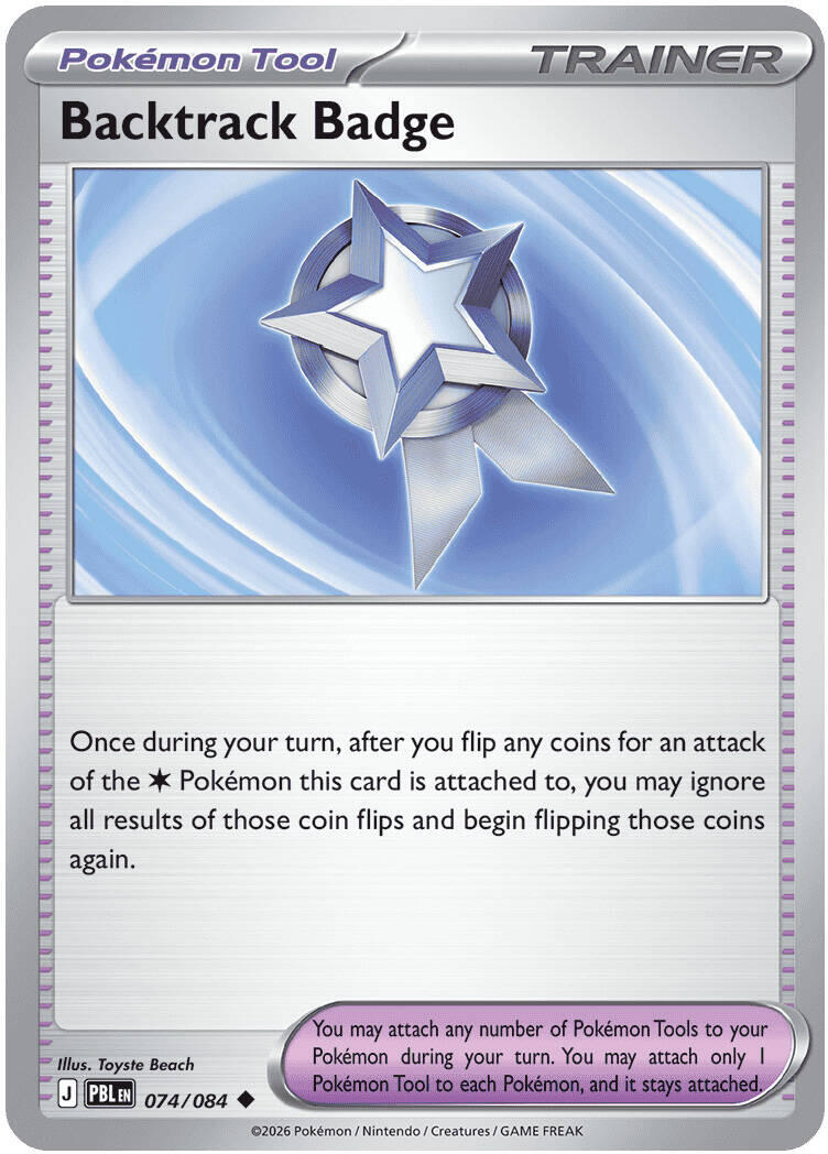 Backtrack Badge (074/084) [Mega Evolution: Pitch Black] | Exor Games New Glasgow