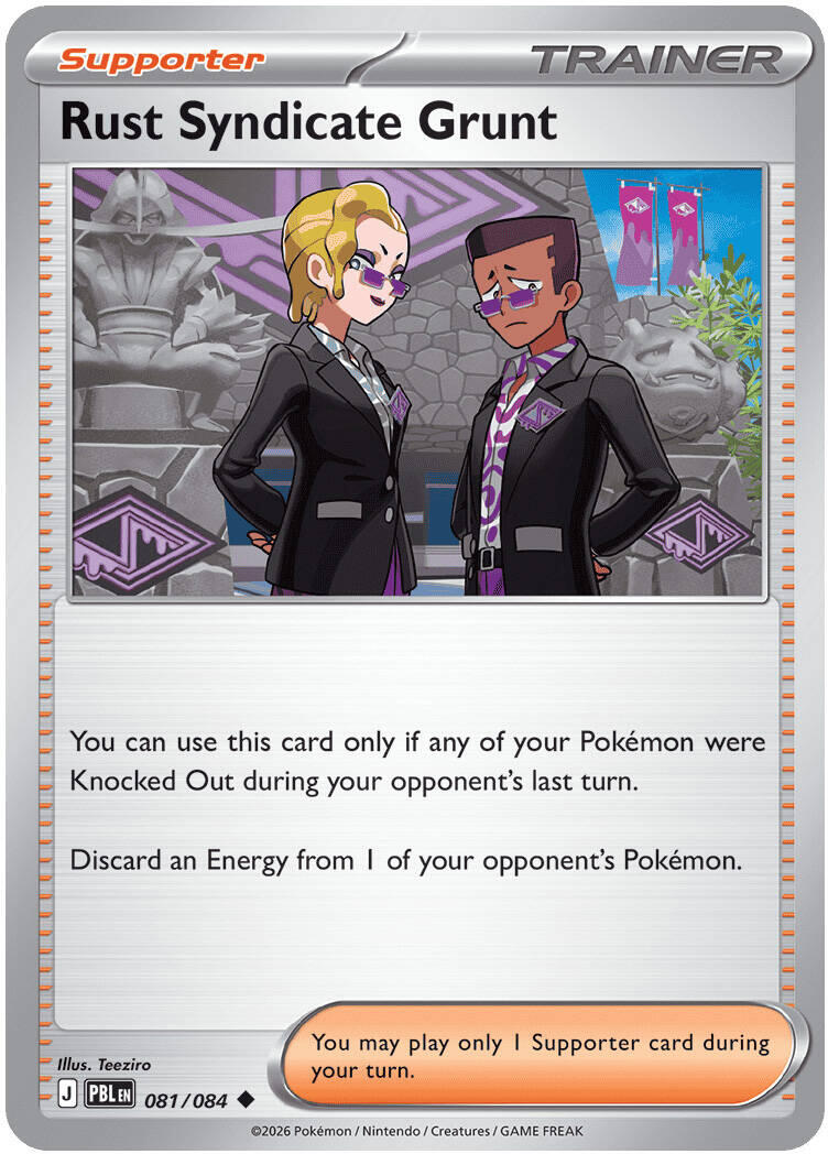 Rust Syndicate Grunt (081/084) [Mega Evolution: Pitch Black] | Exor Games New Glasgow