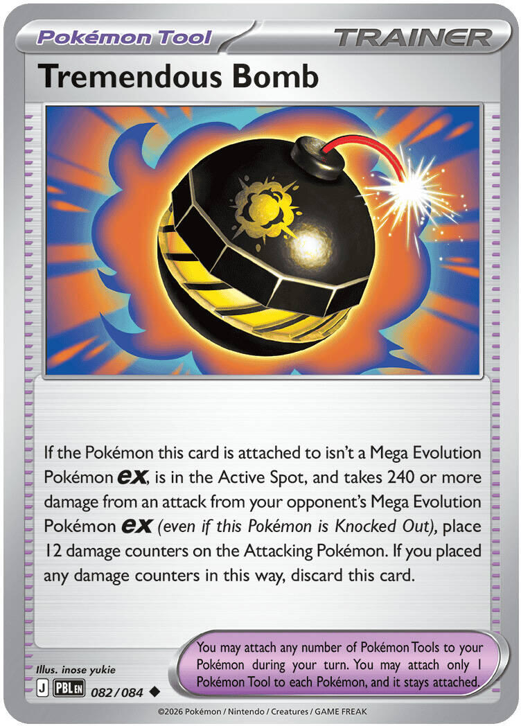 Tremendous Bomb (082/084) [Mega Evolution: Pitch Black] | Exor Games New Glasgow