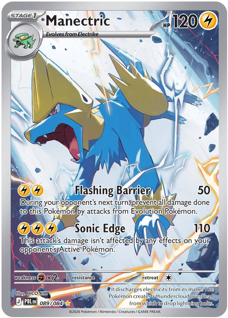 Manectric (089/084) [Mega Evolution: Pitch Black] | Exor Games New Glasgow