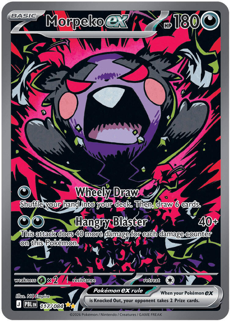 Morpeko ex (117/084) [Mega Evolution: Pitch Black] | Exor Games New Glasgow