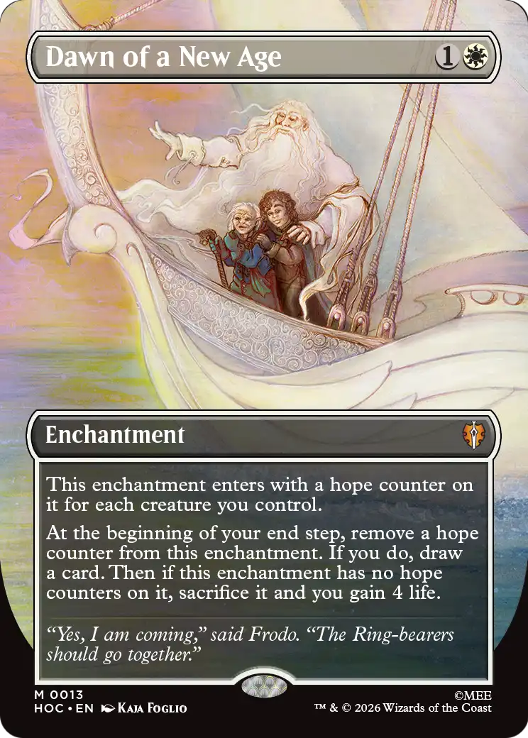 Dawn of a New Age (Borderless) [The Hobbit: Eternal-Legal] | Exor Games New Glasgow