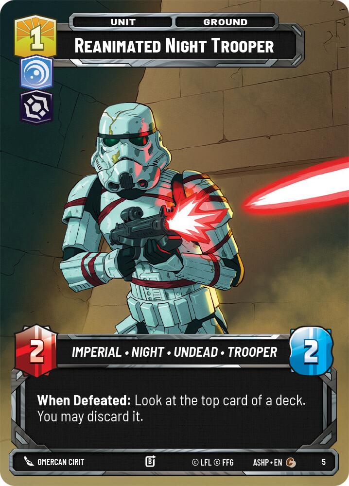 Reanimated Night Trooper (5) (5) [Ashes of the Empire Weekly Play Promos] | Exor Games New Glasgow