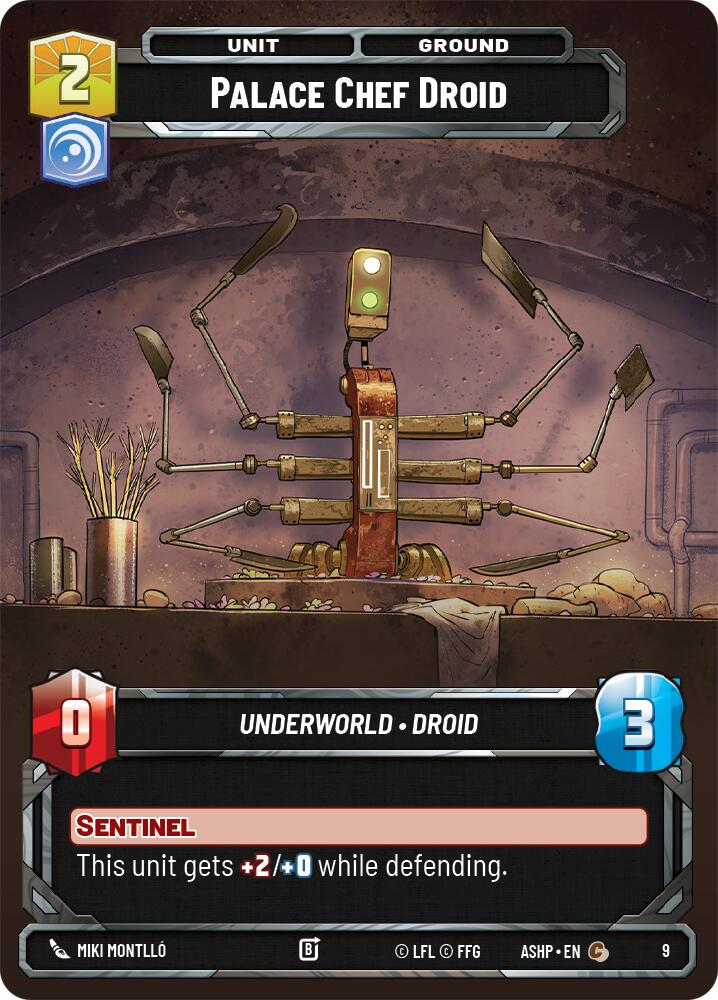 Palace Chef Droid (9) (9) [Ashes of the Empire Weekly Play Promos] | Exor Games New Glasgow