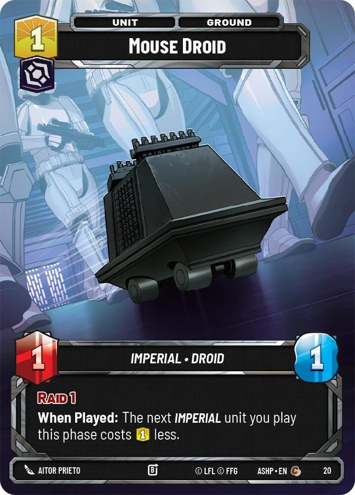 Mouse Droid (20) (20) [Ashes of the Empire Weekly Play Promos] | Exor Games New Glasgow