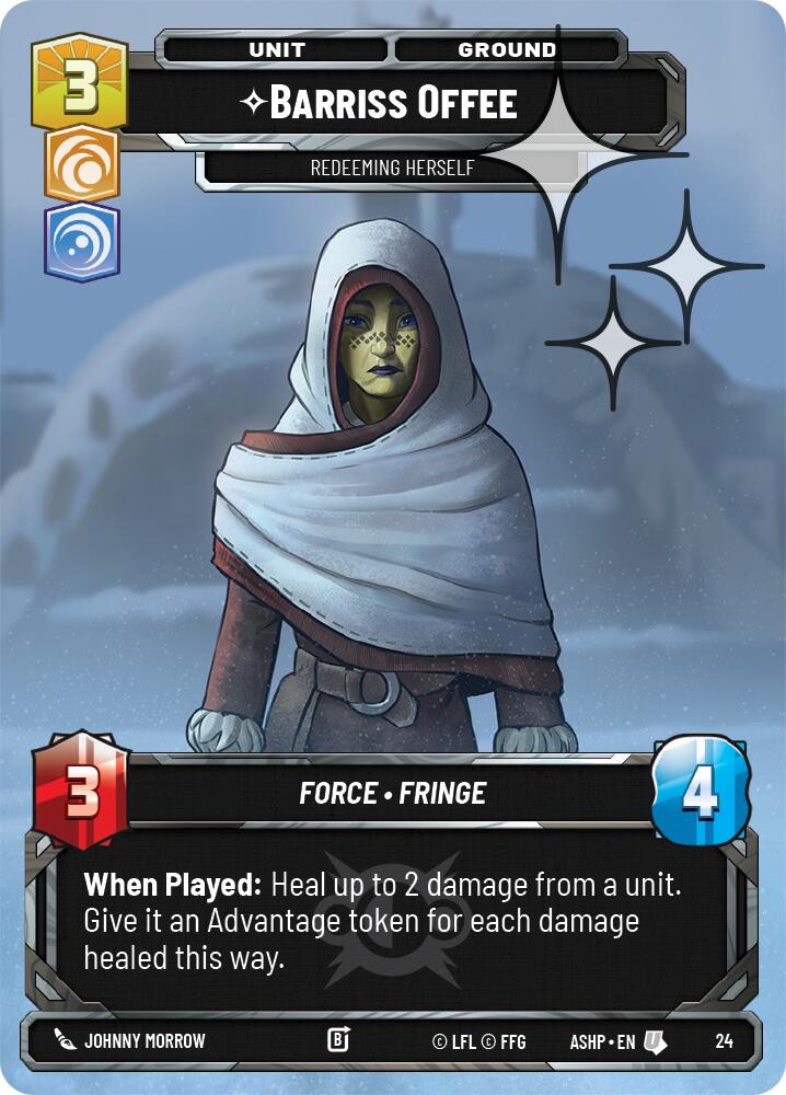 Barriss Offee (24) (Foil) (24) [Ashes of the Empire Weekly Play Promos] | Exor Games New Glasgow