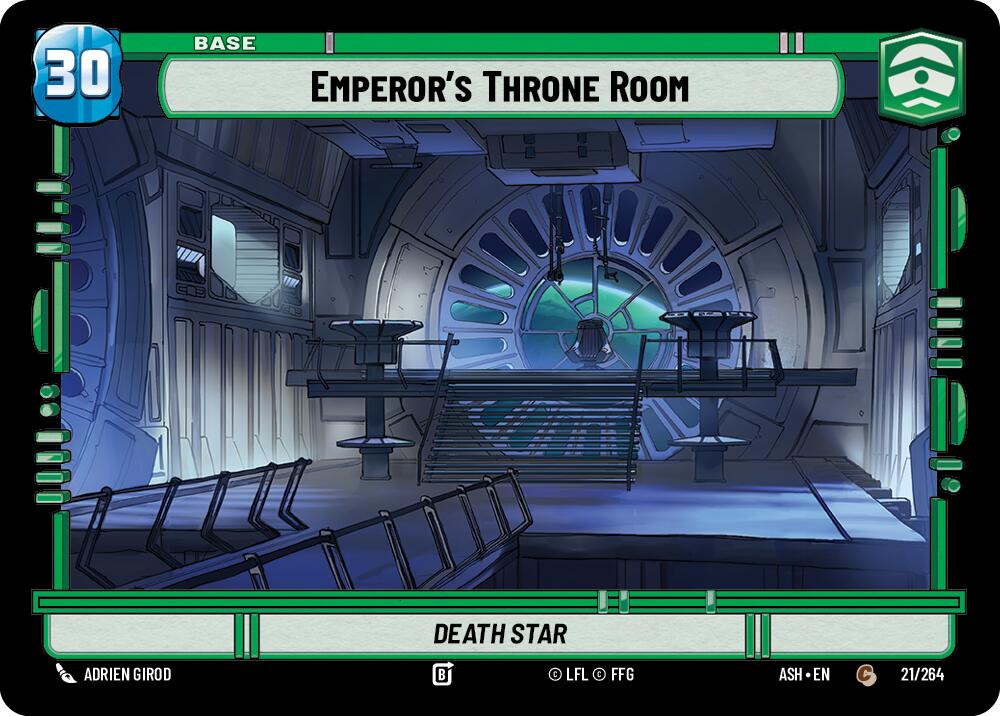 Emperor's Throne Room // Advantage (21/264 // T02) (21/264 // T02) [Ashes of the Empire] | Exor Games New Glasgow