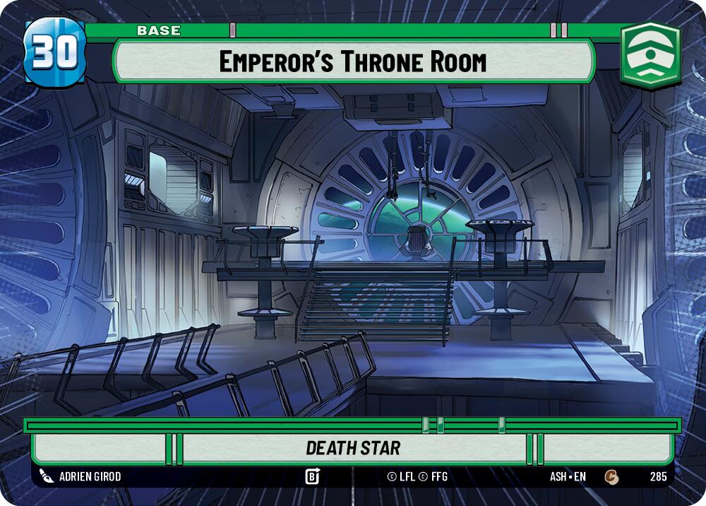 Emperor's Throne Room // Advantage (285 // t05) (Hyperspace) (285 // T05) [Ashes of the Empire] | Exor Games New Glasgow