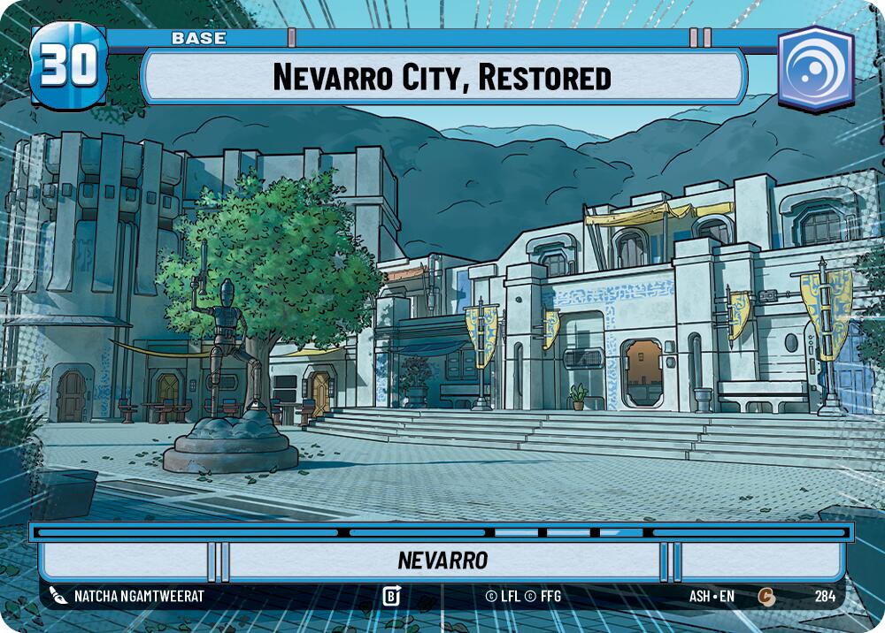 Nevarro City, Restored // Shield (284 // t06) (Hyperspace) (284 // T06) [Ashes of the Empire] | Exor Games New Glasgow