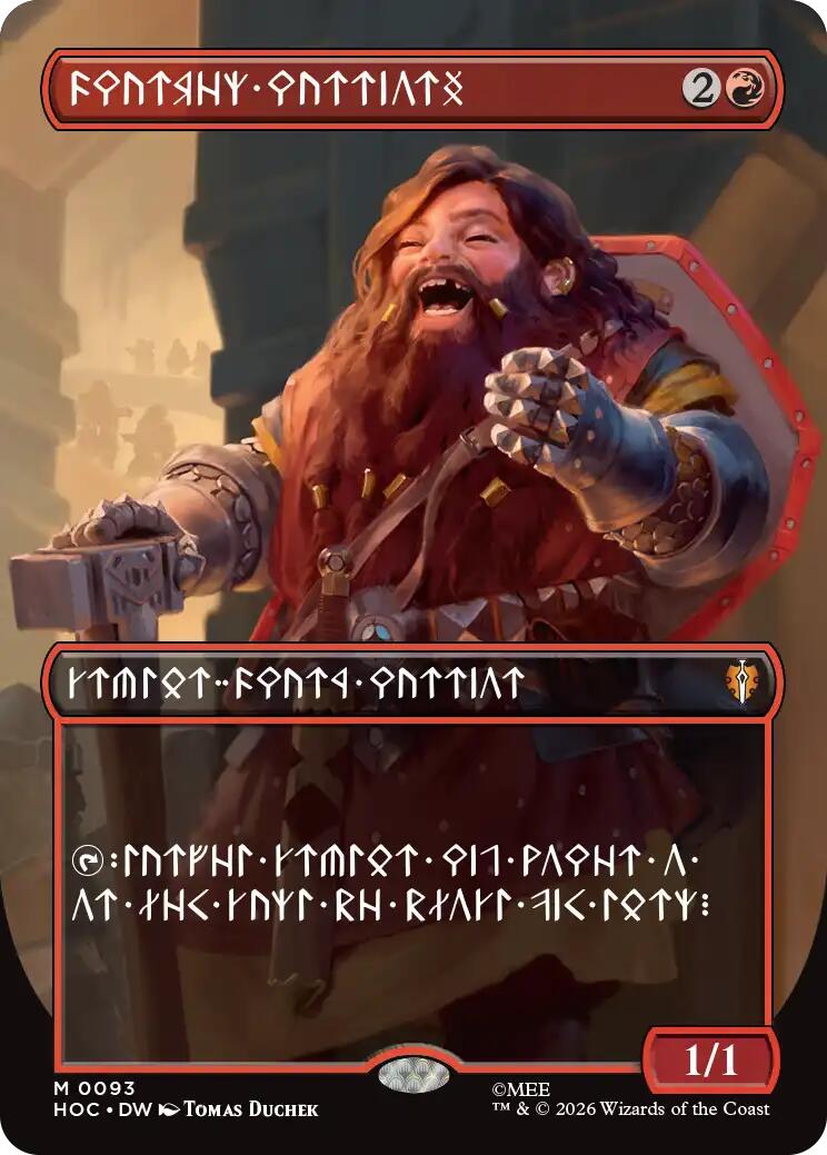Dwarven Warriors (Borderless) (Dwarvish) [The Hobbit: Eternal-Legal] | Exor Games New Glasgow