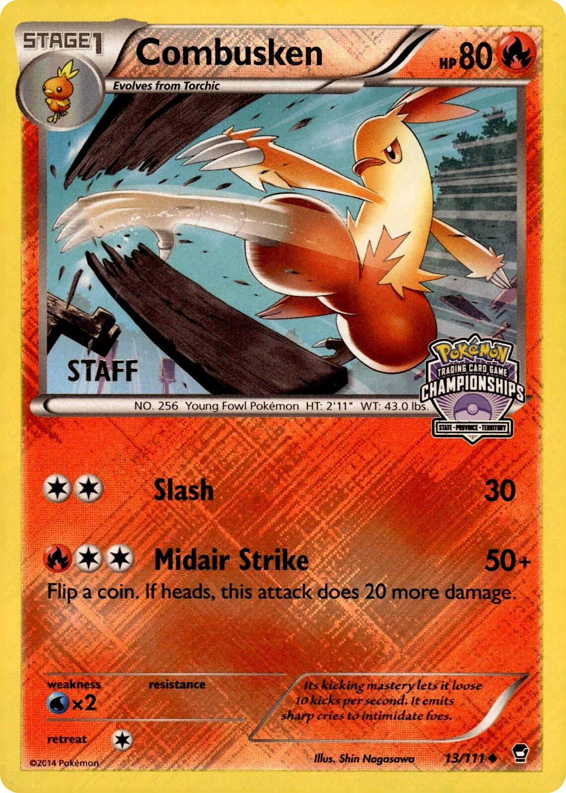 Combusken (13/111) (State Championships) [Staff] [League & Championship Cards] | Exor Games New Glasgow