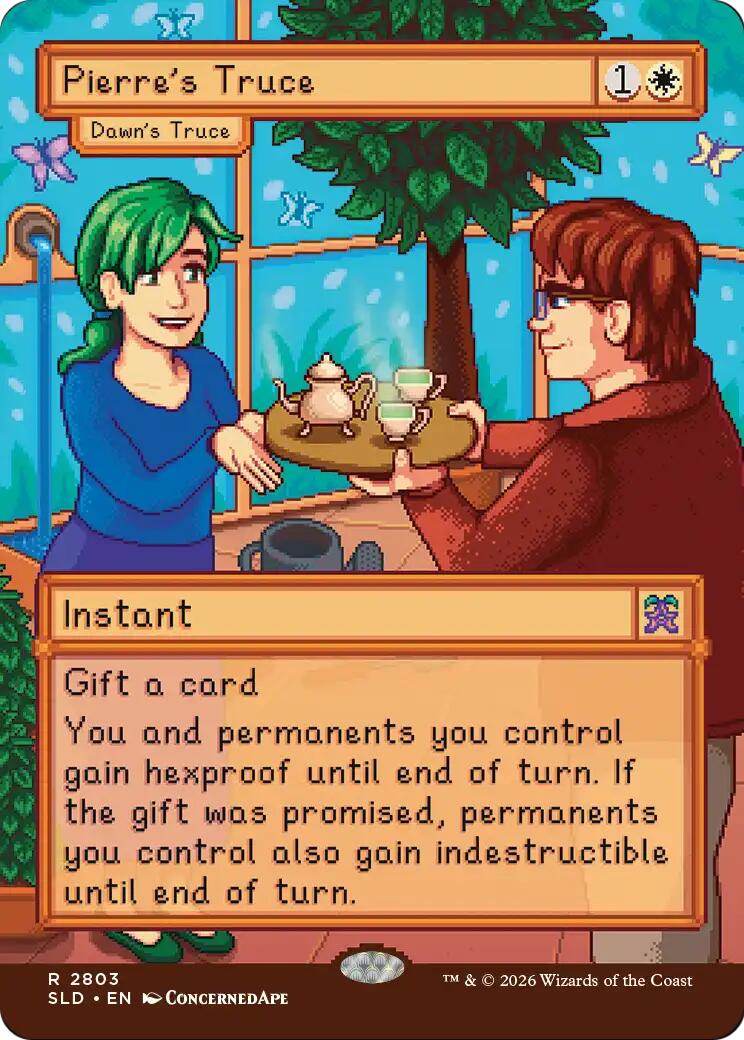 Pierre's Truce - Dawn's Truce [Secret Lair Drop Series] | Exor Games New Glasgow
