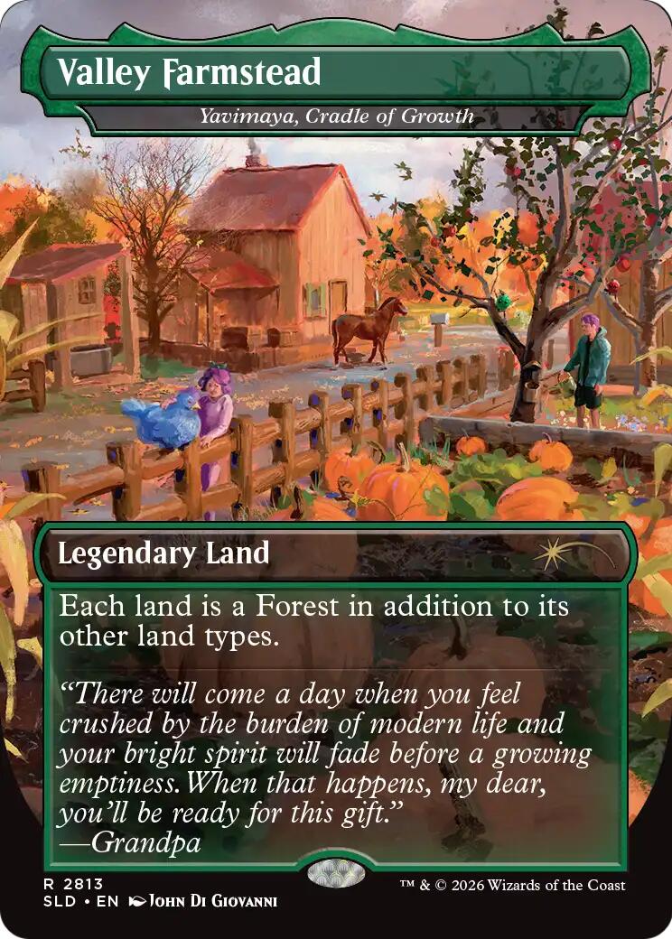 Valley Farmstead - Yavimaya, Cradle of Growth [Secret Lair Drop Series] | Exor Games New Glasgow