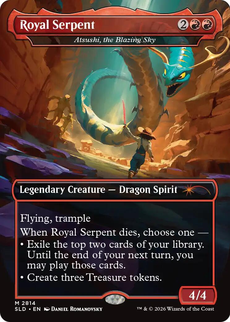 Royal Serpent - Atsushi, the Blazing Sky [Secret Lair Drop Series] | Exor Games New Glasgow