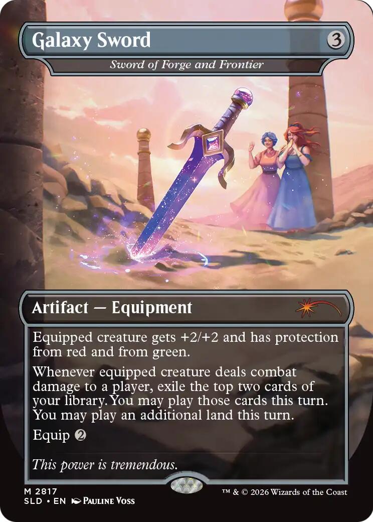 Galaxy Sword - Sword of Forge and Frontier [Secret Lair Drop Series] | Exor Games New Glasgow