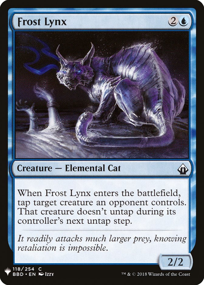 Frost Lynx [Mystery Booster] | Exor Games New Glasgow