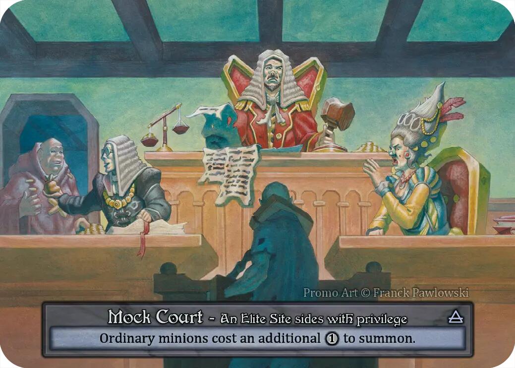 Mock Court (Foil) [Dust Reward Promos] | Exor Games New Glasgow