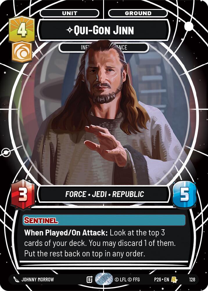 Qui-Gon Jinn - Influencing Chance (128) (128) [Galactic Championship 2026] | Exor Games New Glasgow