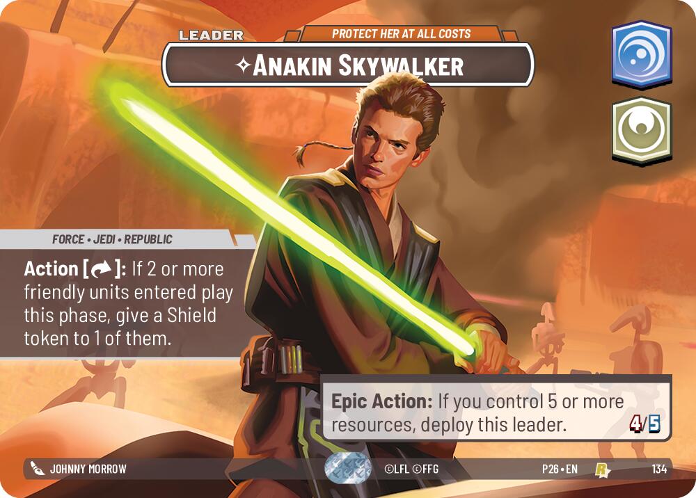 Anakin Skywalker - Protect Her At All Costs (134) (Prize Wall) (134) [Galactic Championship 2026] | Exor Games New Glasgow