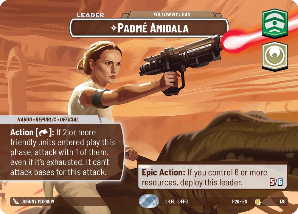 Padme Amidala - Follow My Lead (136) (Prize Wall) (136) [Galactic Championship 2026] | Exor Games New Glasgow