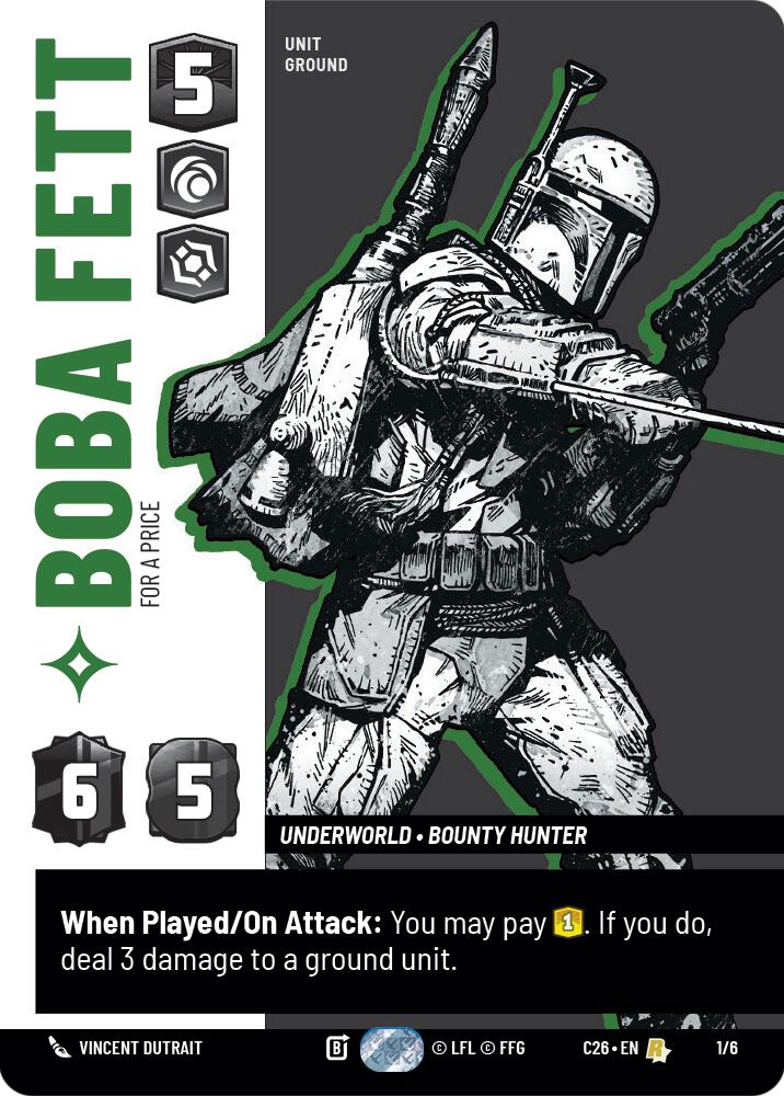 Boba Fett - For a Price (1/6) (1/6) [2026 Convention Exclusive] | Exor Games New Glasgow