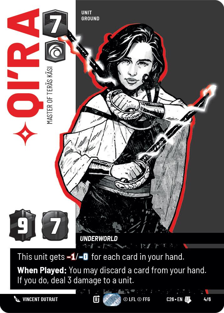 Qi'ra - Master of Teras Kasi (4/6) (4/6) [2026 Convention Exclusive] | Exor Games New Glasgow
