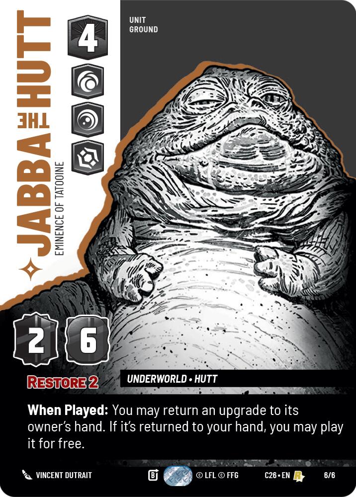 Jabba the Hutt - Eminence of Tatooine (6/6) (6/6) [2026 Convention Exclusive] | Exor Games New Glasgow