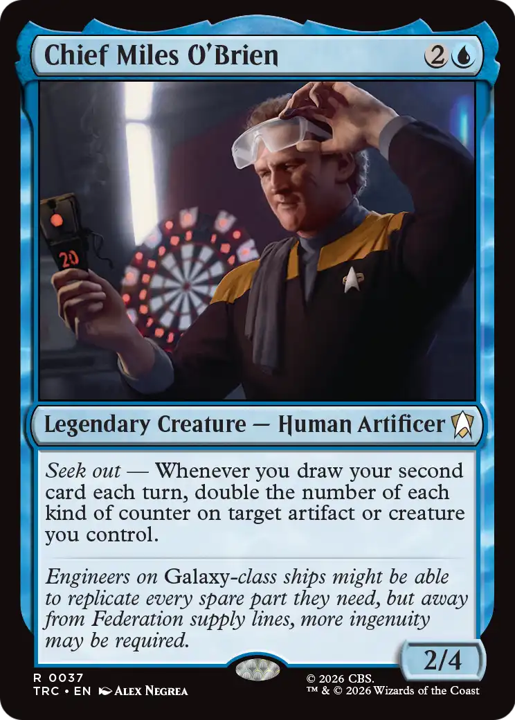 Chief Miles O'Brien (Surge Foil) [Star Trek Commander] | Exor Games New Glasgow