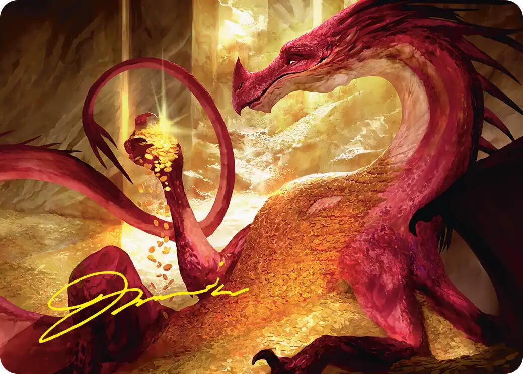 Gleaming Splendor Art Card (Gold-Stamped Signature) [The Hobbit Art Series] | Exor Games New Glasgow