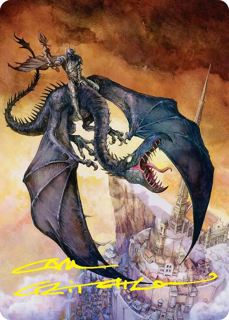 Witch-king, Bringer of Ruin Art Card (Gold-Stamped Signature) [The Hobbit Art Series] | Exor Games New Glasgow
