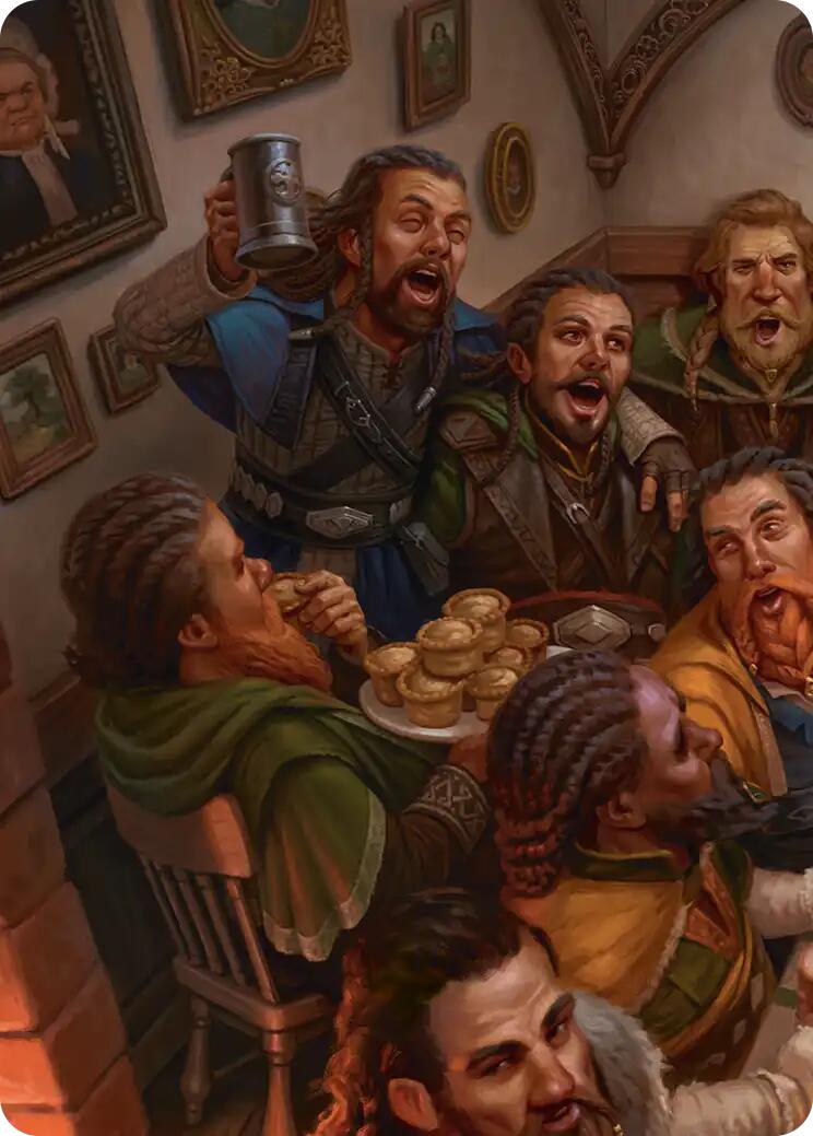Fili and Kili, Joyous Art Card (1/12) [The Hobbit Art Series] | Exor Games New Glasgow