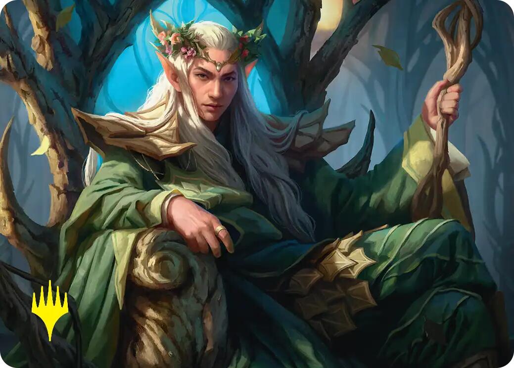 Thranduil, the Elvenking Art Card (Gold-Stamped) [The Hobbit Art Series] | Exor Games New Glasgow