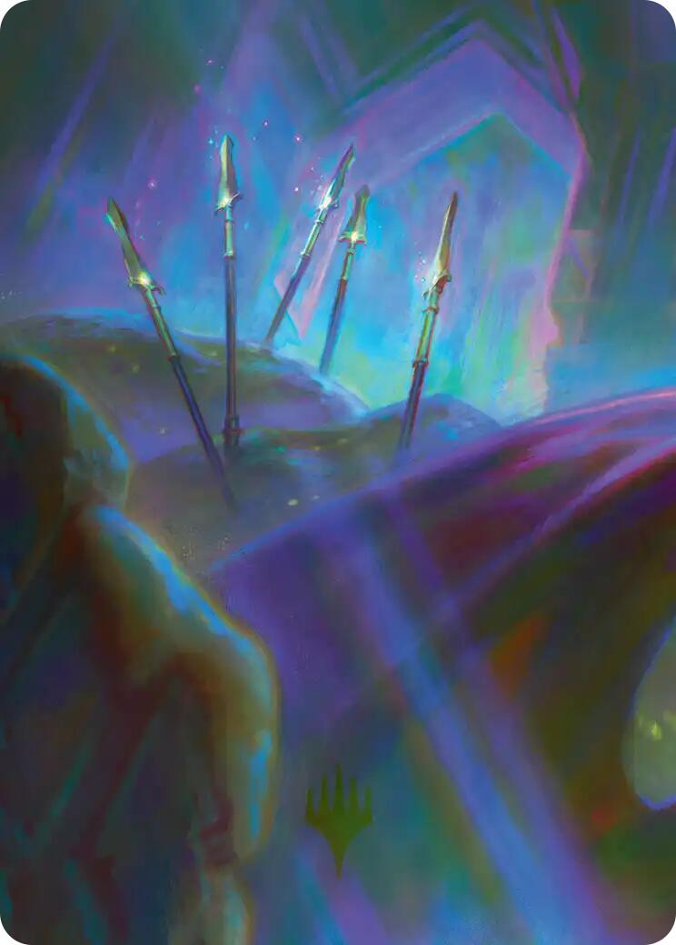 Long-Lost Lances Art Card (7/12) [The Hobbit Art Series] | Exor Games New Glasgow