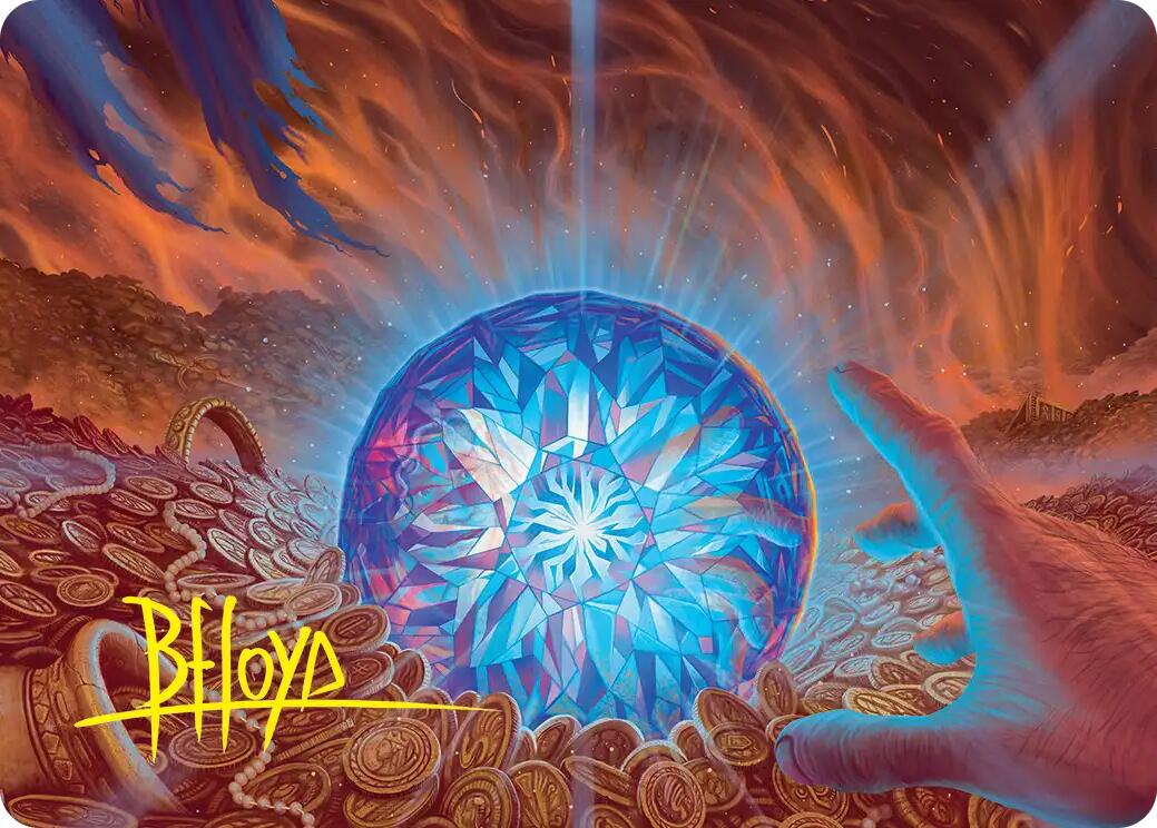 The Arkenstone Art Card (Gold-Stamped Signature) [The Hobbit Art Series] | Exor Games New Glasgow