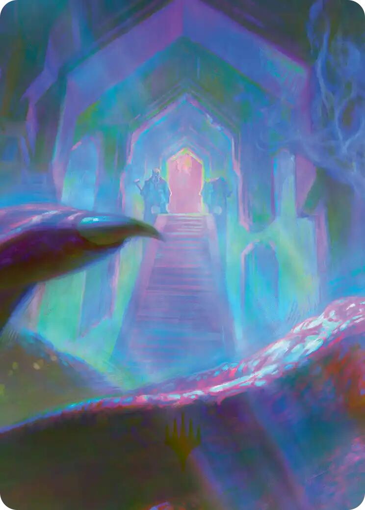 Dragon-Cursed Halls Art Card (8/12) [The Hobbit Art Series] | Exor Games New Glasgow