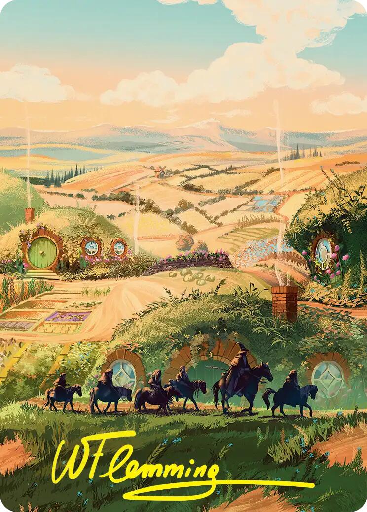 Plains Art Card (Gold-Stamped Signature) [The Hobbit Art Series] | Exor Games New Glasgow