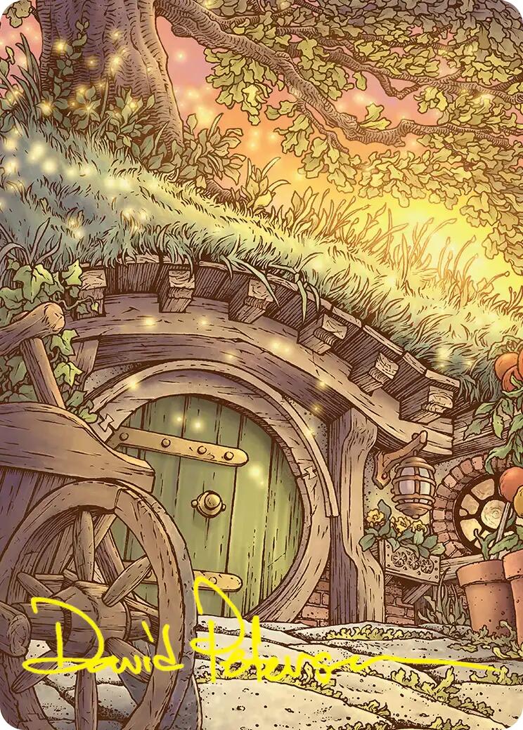 Plains (Summer) Art Card (Gold-Stamped Signature) [The Hobbit Art Series] | Exor Games New Glasgow