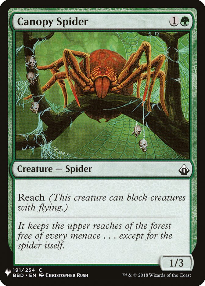 Canopy Spider [Mystery Booster] | Exor Games New Glasgow