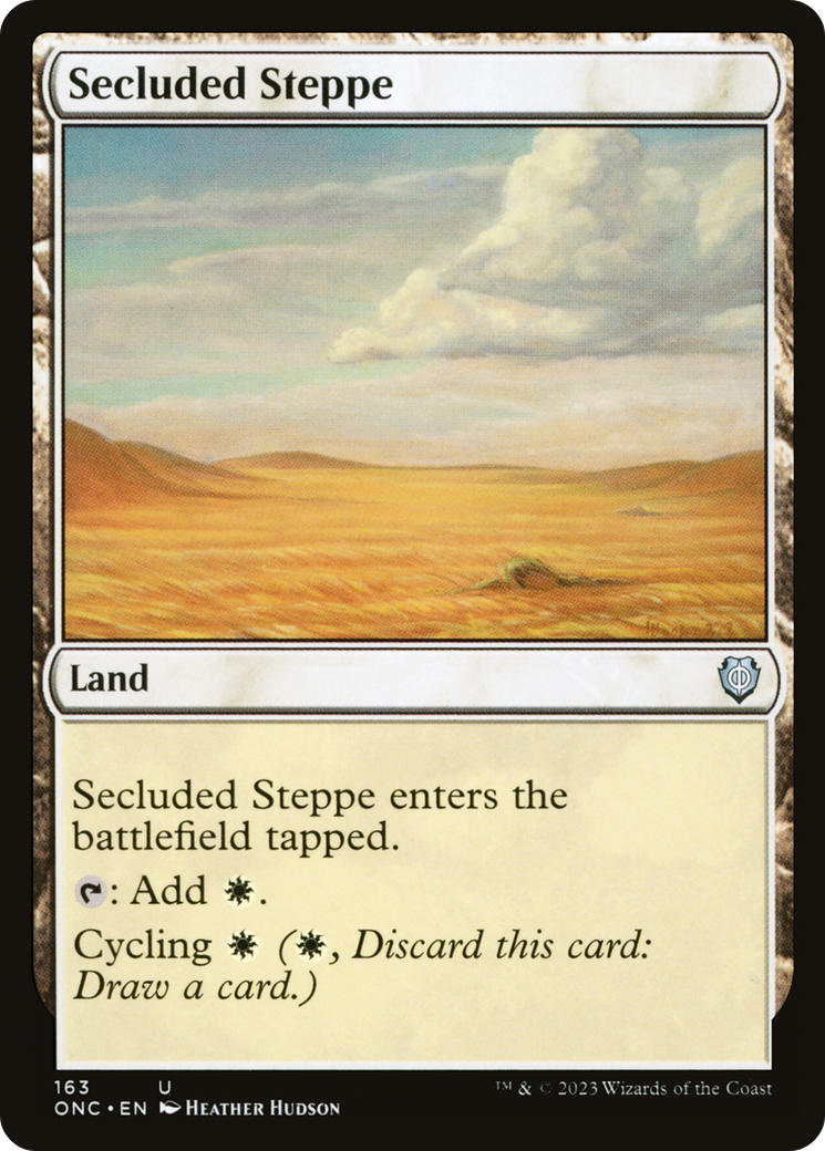 Secluded Steppe [Phyrexia: All Will Be One Commander] | Exor Games New Glasgow